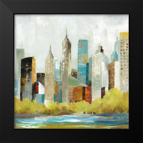Hudson Ferry I Black Modern Wood Framed Art Print by Pearce, Allison