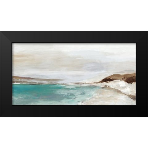 Ocean Oasis Black Modern Wood Framed Art Print by Pearce, Allison