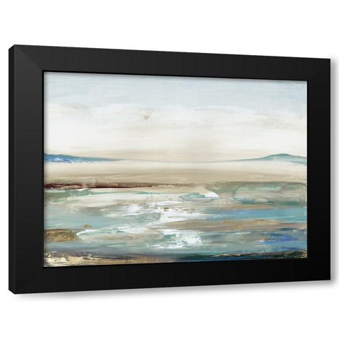 Water Bliss Black Modern Wood Framed Art Print with Double Matting by Pearce, Allison