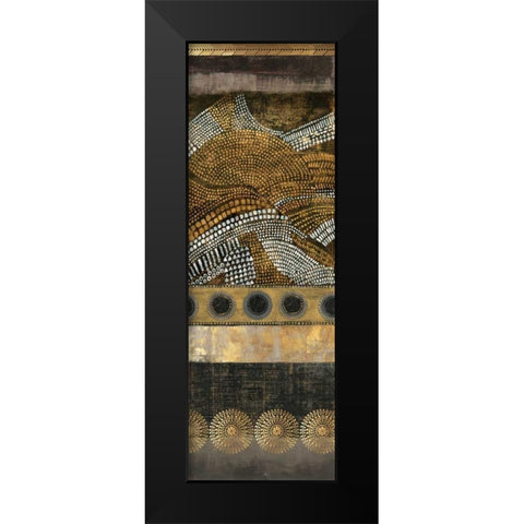 Art Nouveau I Black Modern Wood Framed Art Print by Reeves, Tom