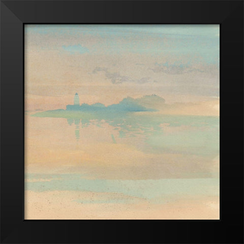 Pastel Countryide III Black Modern Wood Framed Art Print by Stellar Design Studio