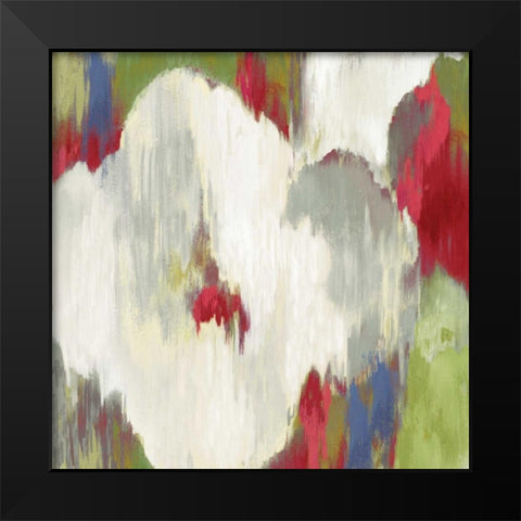 Ikat Avenue I Black Modern Wood Framed Art Print by Wilson, Aimee