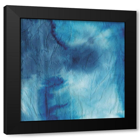 Indigo Dye VIII Black Modern Wood Framed Art Print by Wilson, Aimee