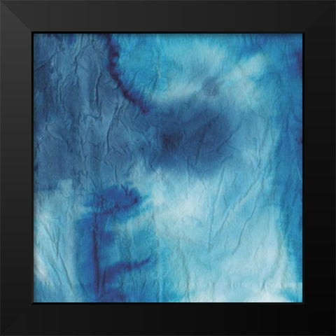 Indigo Dye VIII Black Modern Wood Framed Art Print by Wilson, Aimee