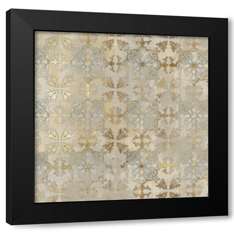 Golden Impressions III Black Modern Wood Framed Art Print by Wilson, Aimee