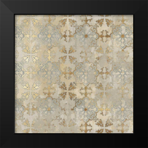 Golden Impressions III Black Modern Wood Framed Art Print by Wilson, Aimee