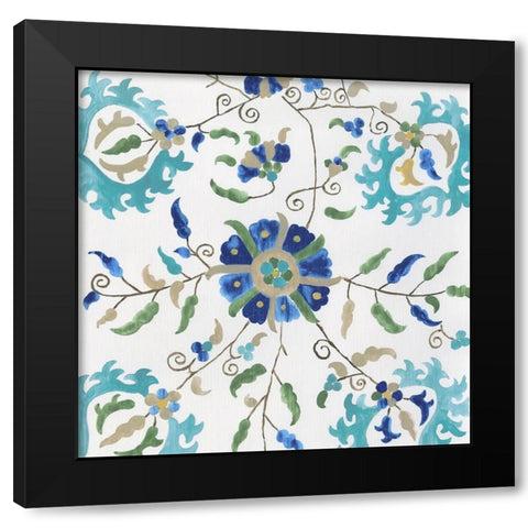 Garden of Delight II Black Modern Wood Framed Art Print by Wilson, Aimee