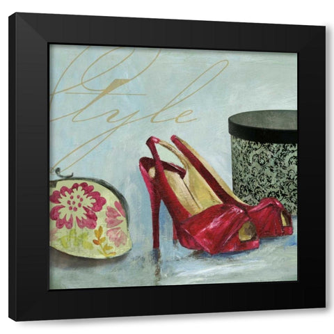 Style - Mini Black Modern Wood Framed Art Print with Double Matting by Wilson, Aimee