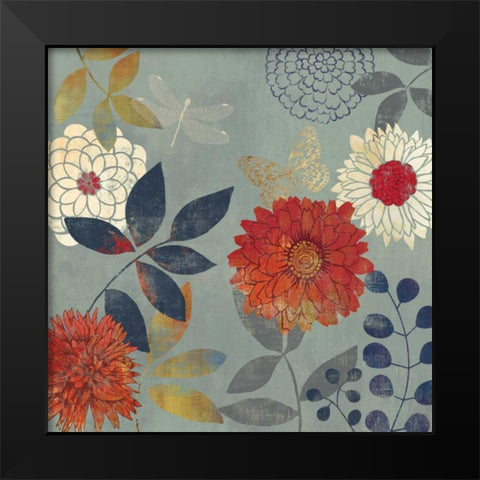 Botanical Garden I Black Modern Wood Framed Art Print by Wilson, Aimee