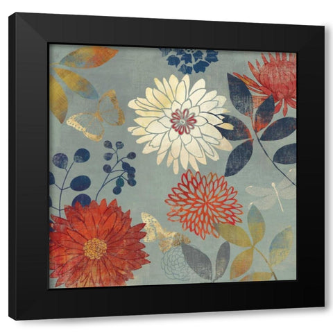 Botanical Garden II Black Modern Wood Framed Art Print by Wilson, Aimee