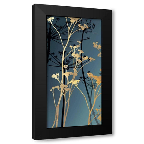 Twilight Botanicals II Black Modern Wood Framed Art Print with Double Matting by Wilson, Aimee