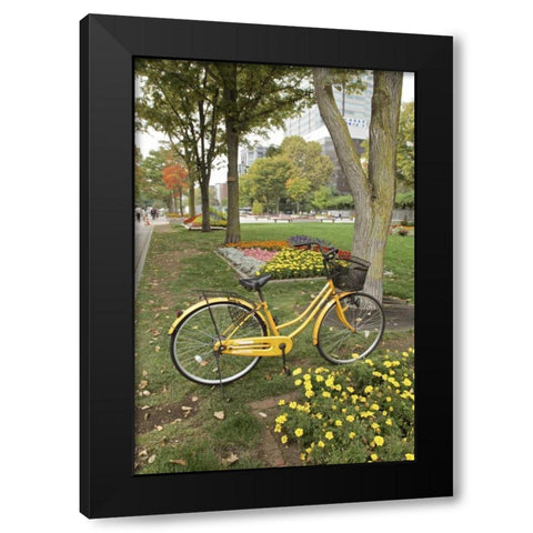 Japan Bicycle - 2 Black Modern Wood Framed Art Print by Blaustein, Alan