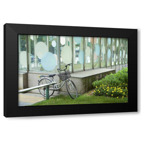 Japan Bicycle - 3 Black Modern Wood Framed Art Print by Blaustein, Alan