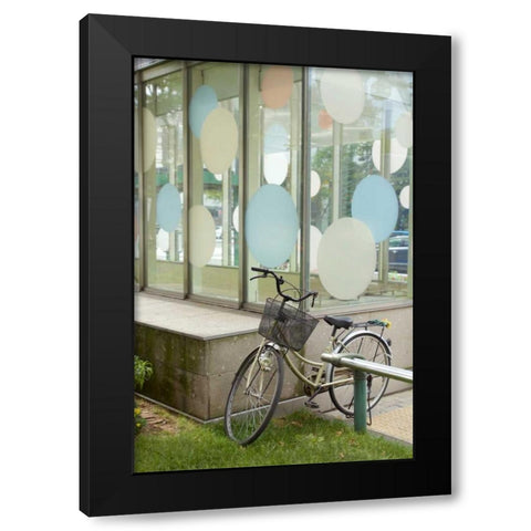 Japan Bicycle - 4 Black Modern Wood Framed Art Print by Blaustein, Alan