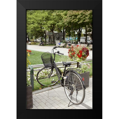 Japan Bicycle - 5 Black Modern Wood Framed Art Print by Blaustein, Alan
