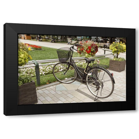 Japan Bicycle - 6 Black Modern Wood Framed Art Print by Blaustein, Alan
