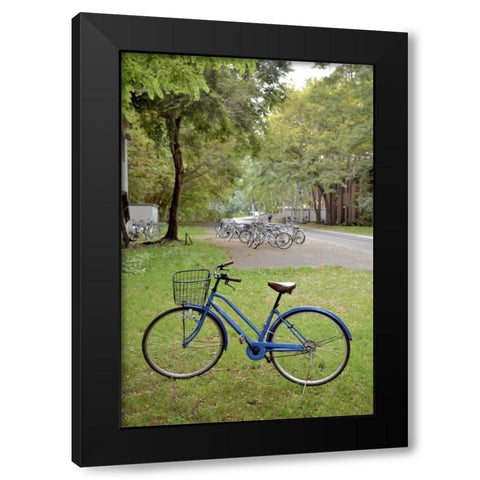 Japan Bicycle - 8 Black Modern Wood Framed Art Print by Blaustein, Alan