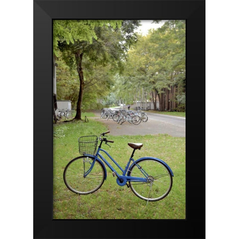 Japan Bicycle - 8 Black Modern Wood Framed Art Print by Blaustein, Alan