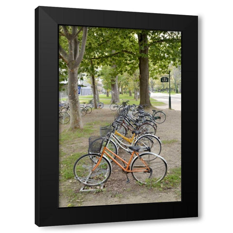 Japan Bicycle - 12 Black Modern Wood Framed Art Print by Blaustein, Alan