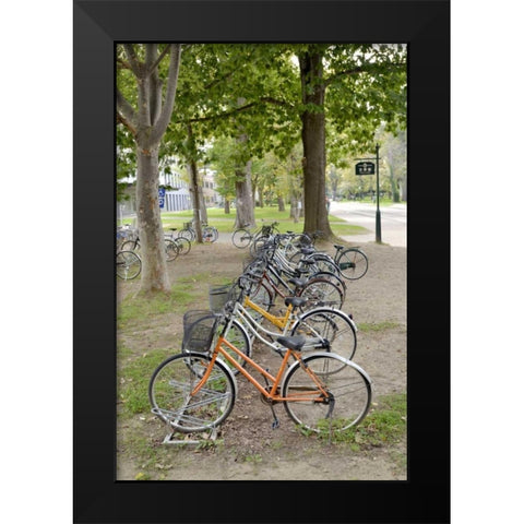 Japan Bicycle - 12 Black Modern Wood Framed Art Print by Blaustein, Alan