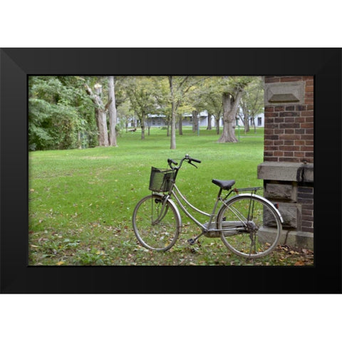 Japan Bicycle - 14 Black Modern Wood Framed Art Print by Blaustein, Alan