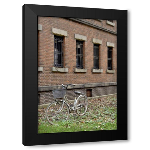 Japan Bicycle - 15 Black Modern Wood Framed Art Print with Double Matting by Blaustein, Alan