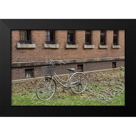 Japan Bicycle - 16 Black Modern Wood Framed Art Print by Blaustein, Alan