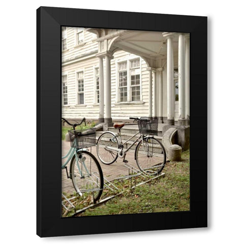 Japan Bicycle - 19 Black Modern Wood Framed Art Print by Blaustein, Alan