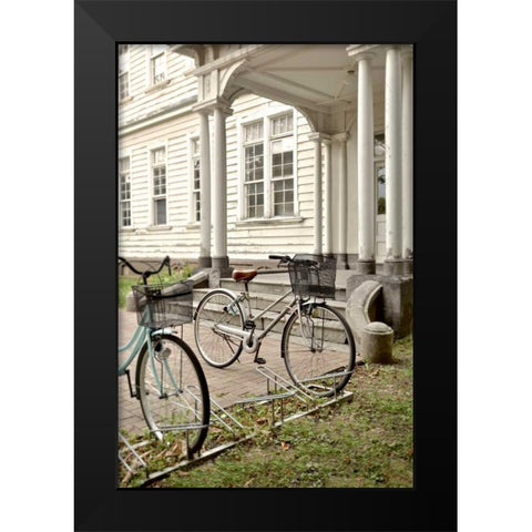 Japan Bicycle - 19 Black Modern Wood Framed Art Print by Blaustein, Alan