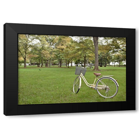 Japan Bicycle - 21 Black Modern Wood Framed Art Print by Blaustein, Alan