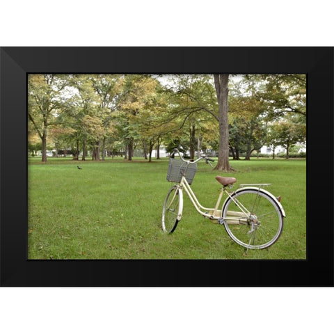 Japan Bicycle - 21 Black Modern Wood Framed Art Print by Blaustein, Alan