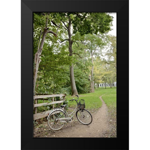 Japan Bicycle - 24 Black Modern Wood Framed Art Print by Blaustein, Alan