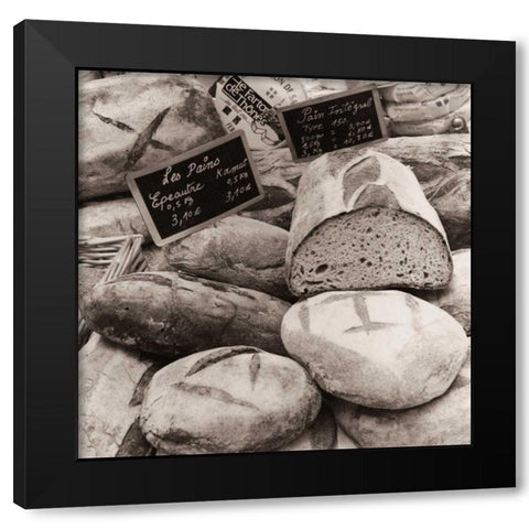 Les Pains No. 1 Black Modern Wood Framed Art Print by Blaustein, Alan