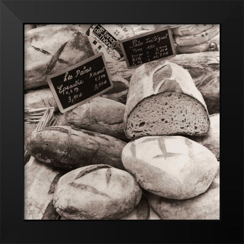 Les Pains No. 1 Black Modern Wood Framed Art Print by Blaustein, Alan