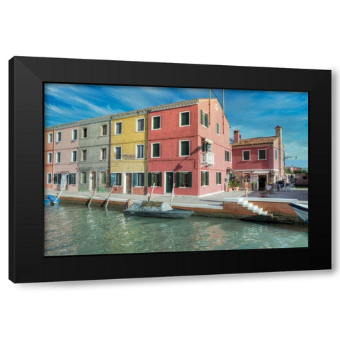 Bruano #7 Black Modern Wood Framed Art Print with Double Matting by Blaustein, Alan