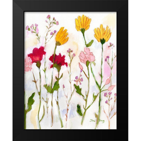 Flowers from Sheeleys Black Modern Wood Framed Art Print by Bragg, Janel