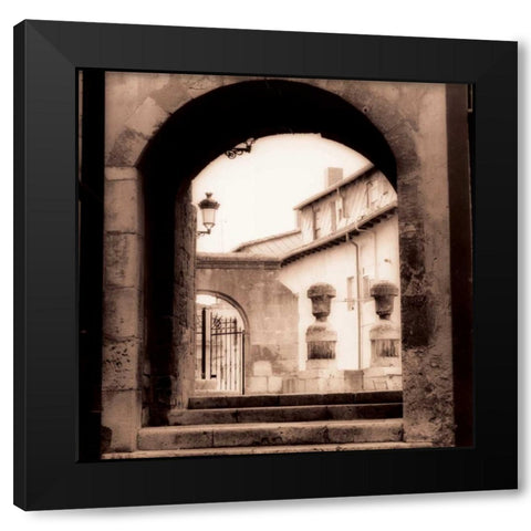 Sevilla Espana Black Modern Wood Framed Art Print with Double Matting by Blaustein, Alan