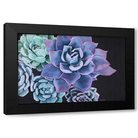 Abundance Black Modern Wood Framed Art Print by Clumeck, Alana