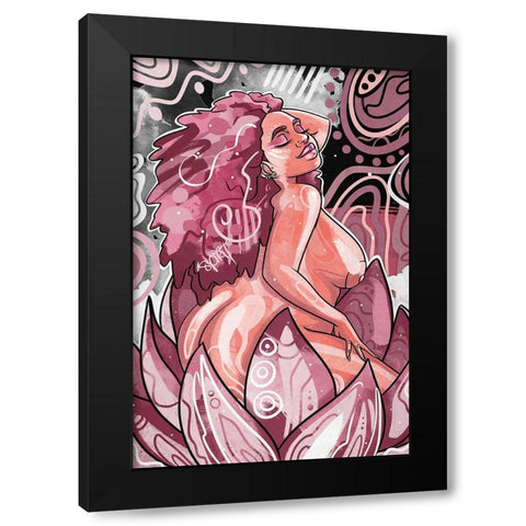 Bisa Black Modern Wood Framed Art Print by Copeland, Justin
