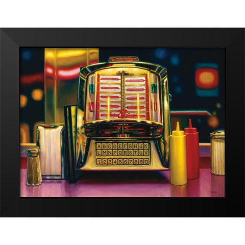 Wall Box II Black Modern Wood Framed Art Print by Colletta, TR