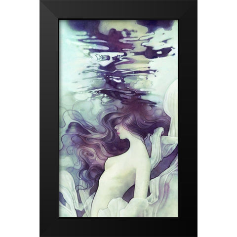 Drift Black Modern Wood Framed Art Print by Dittman, Anna