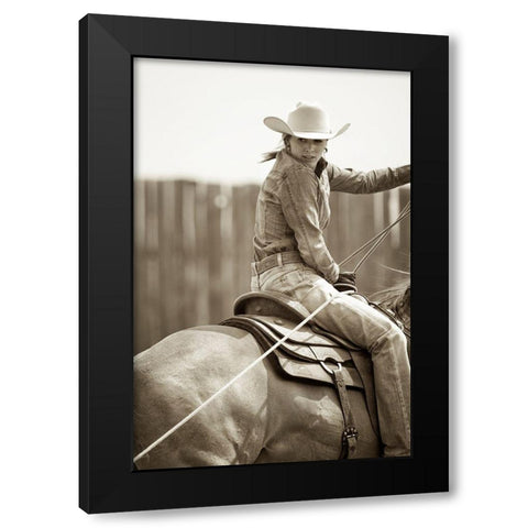 Got One Black Modern Wood Framed Art Print by Dearing, Lisa