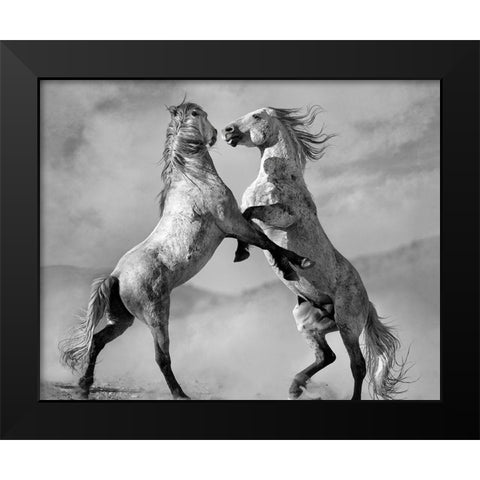 Challengers Black Modern Wood Framed Art Print by Dearing, Lisa