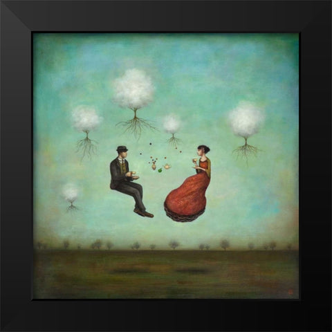 Gravitea For Two Black Modern Wood Framed Art Print by Huynh, Duy