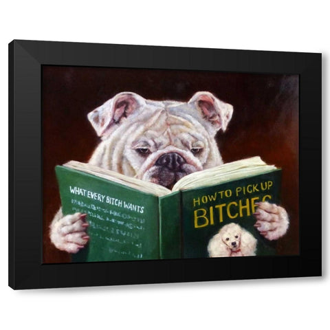 Casanova Black Modern Wood Framed Art Print by Heffernan, Lucia