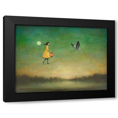 Blue Moon Expedition Black Modern Wood Framed Art Print with Double Matting by Huynh, Duy