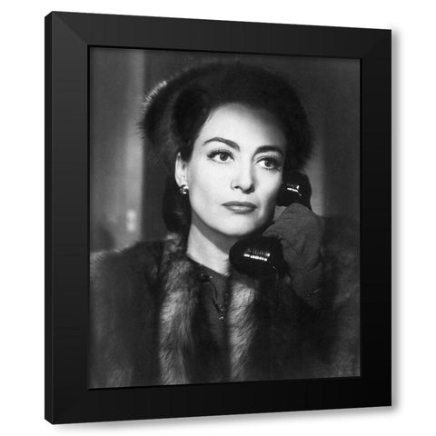 Joan Crawford 1945 Mildred Pierce Black Modern Wood Framed Art Print by Unknown