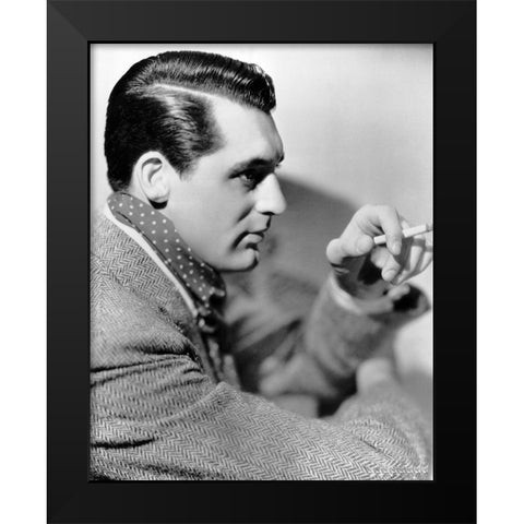 Cary Grant 1932 Black Modern Wood Framed Art Print by Unknown