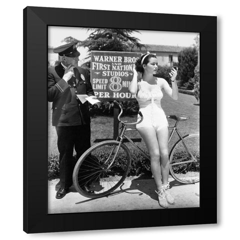 Warner Bros. Studios 1935 Black Modern Wood Framed Art Print by Unknown