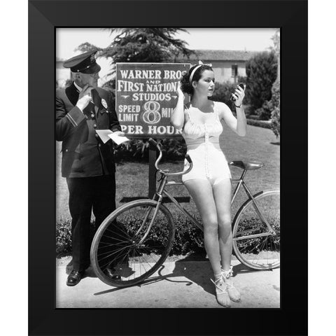 Warner Bros. Studios 1935 Black Modern Wood Framed Art Print by Unknown